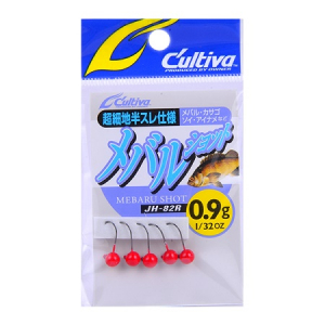 Джиг-головка Cultiva JH-82R 0.9гр (красная)